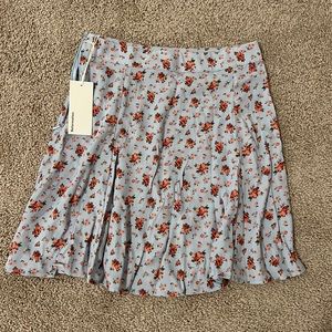 Reformation flounce skirt